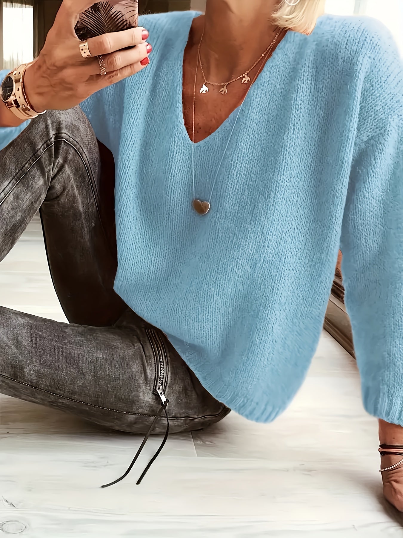 Kim | Elegant jumper made from soft fabric