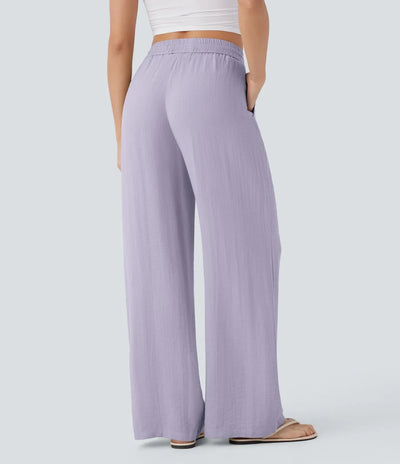 Elena | Comfortable women's linen trousers for warm days