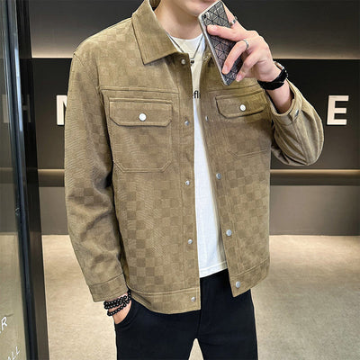 Felix | Stylish jacket made from rolled suede