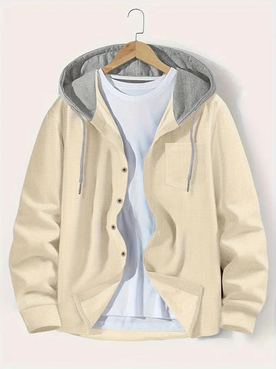 Fabian | Casual men's jacket with long sleeves in style