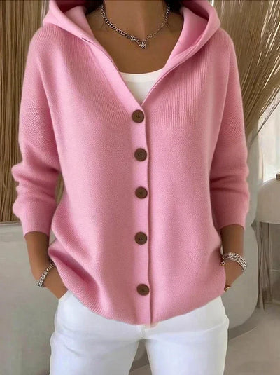 Amira | Trendy cardigan with hood in a modern look