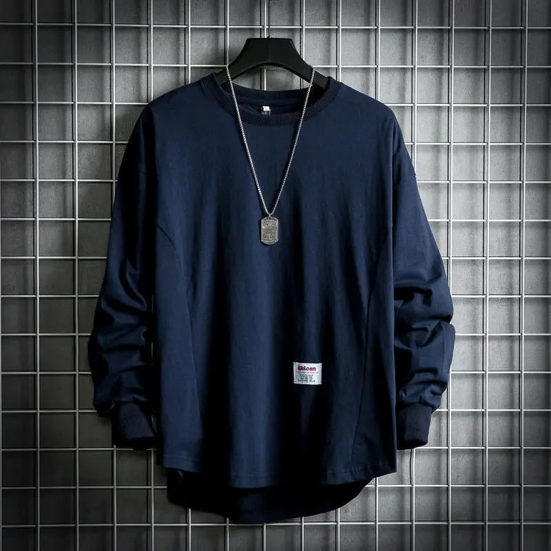 Jakob jumper with dropped hem