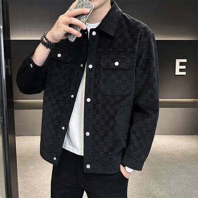 Felix | Stylish jacket made from rolled suede