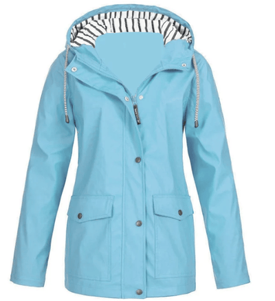 Ilektra | Elegant Long-Sleeved Waterproof Hooded Sweatshirt