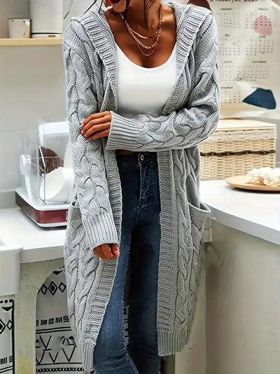 Isa | Lightweight cardigan with patch pockets