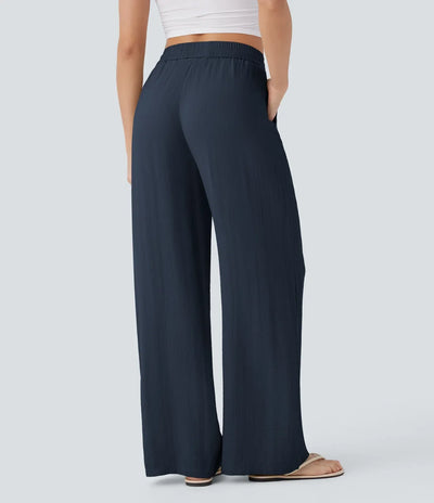 Elena | Comfortable women's linen trousers for warm days