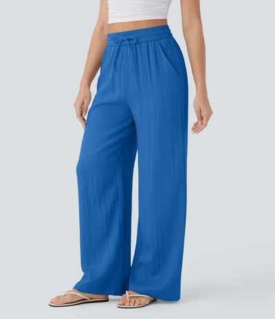 Elena | Comfortable women's linen trousers for warm days