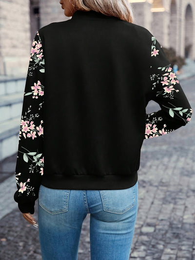 Leona | Floral bomber jacket in a trendy design