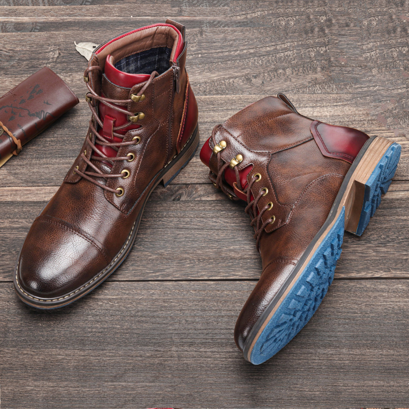 Jonah | Classic brogue boots in heritage style
