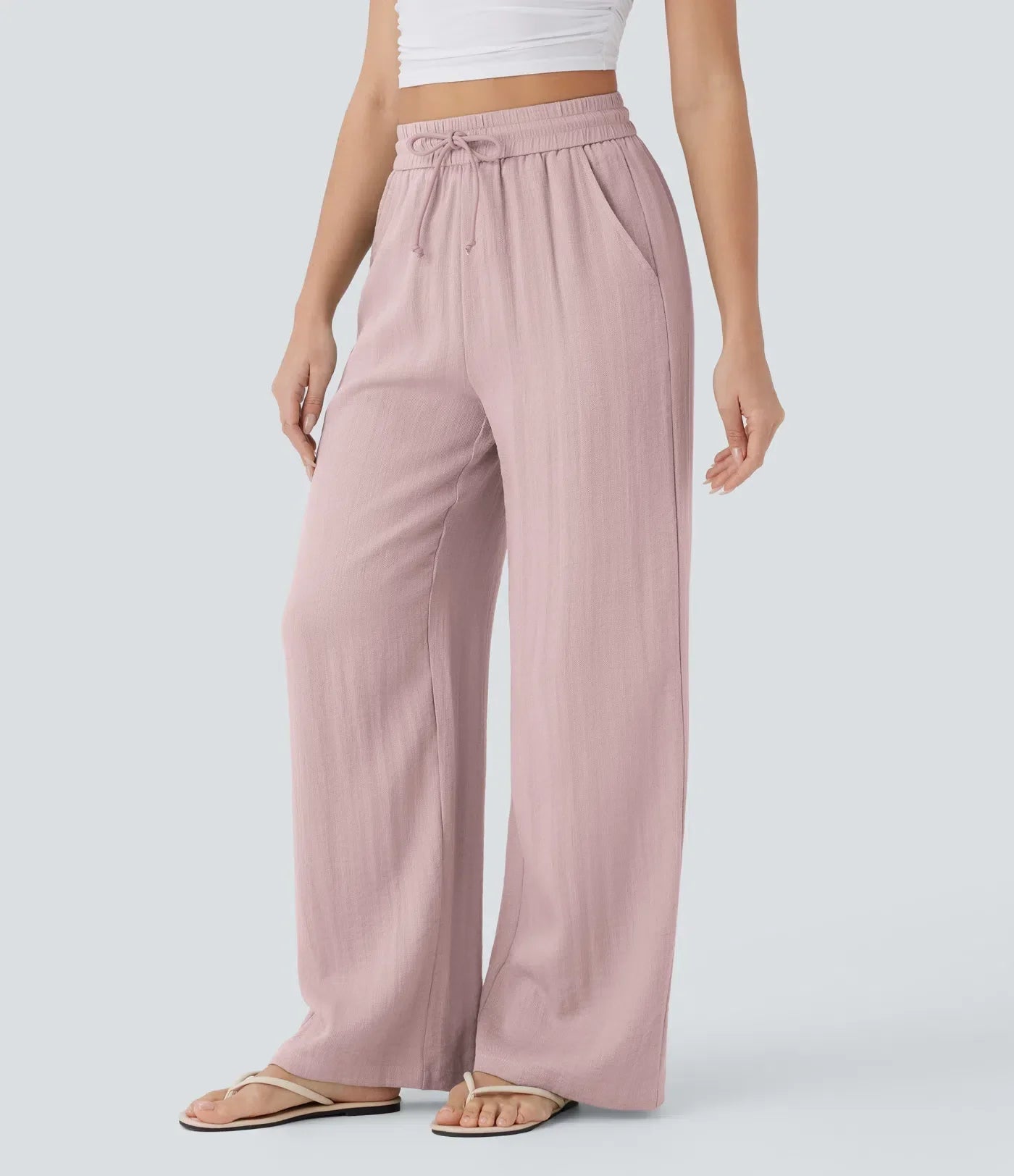 Elena | Comfortable women's linen trousers for warm days