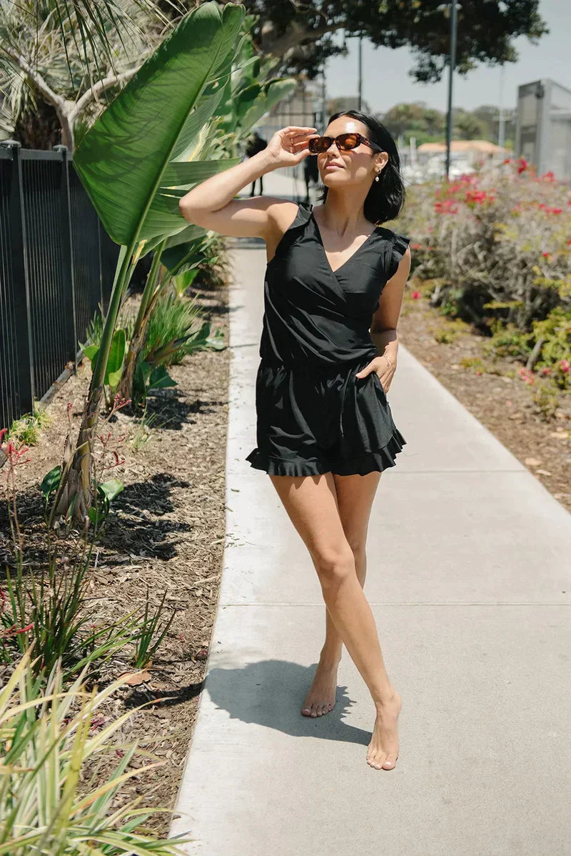 Swimming costume with integrated bra for perfect support