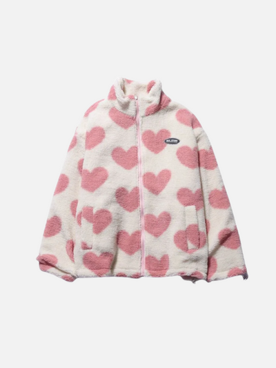 BacioDeluxe | Double-sided heart coat