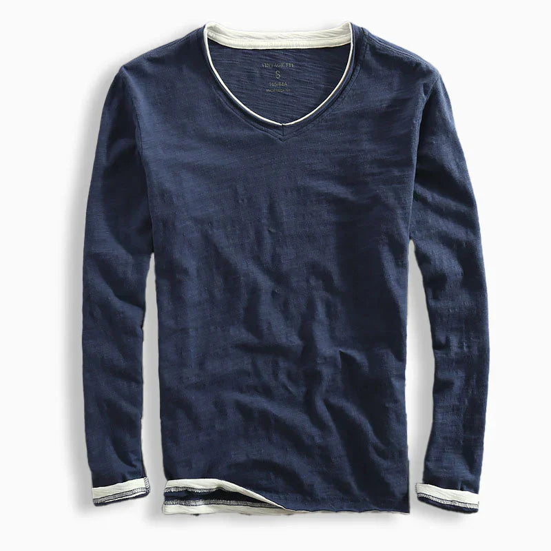 Rinzo | Long-sleeved cotton casual shirt