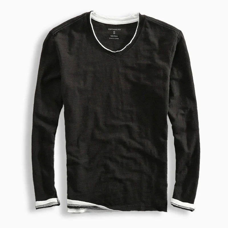 Rinzo | Long-sleeved cotton casual shirt