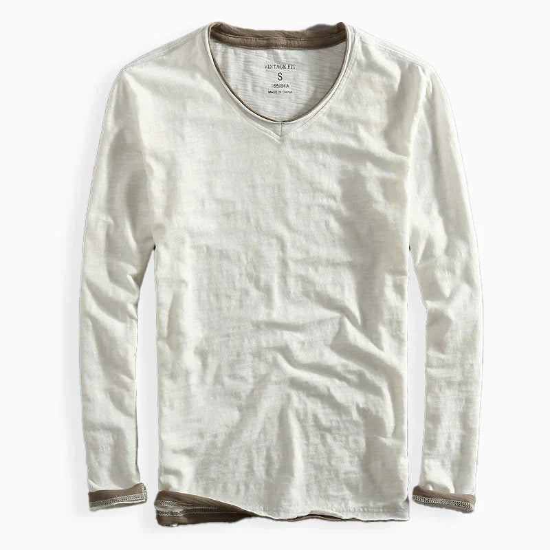 Rinzo | Long-sleeved cotton casual shirt