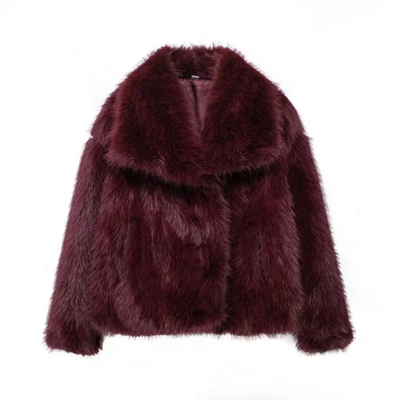 Nina | Cosy women's jacket made from luxurious faux fur