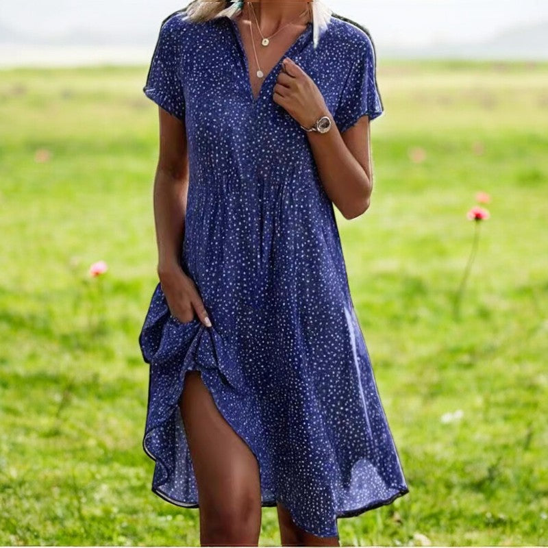Katea | V-neck midi dress