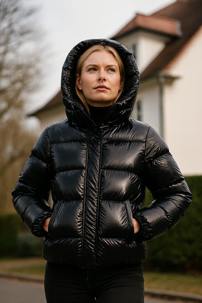 Fleur | Women's puffer jacket with quilted pattern