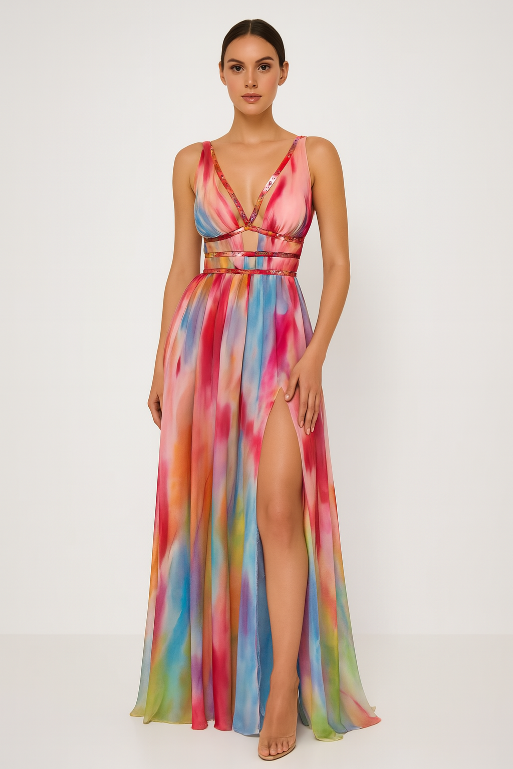 Freya | Painted maxi dress