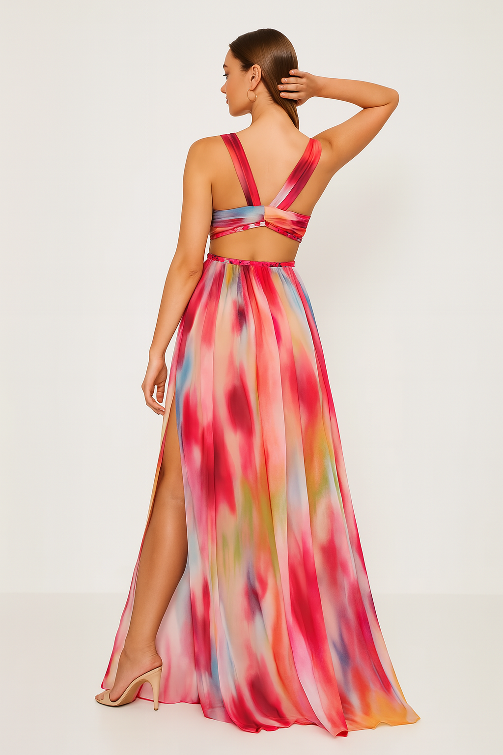 Freya | Painted maxi dress