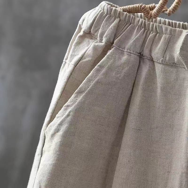Maureen | Comfortable casual trousers in cotton and linen