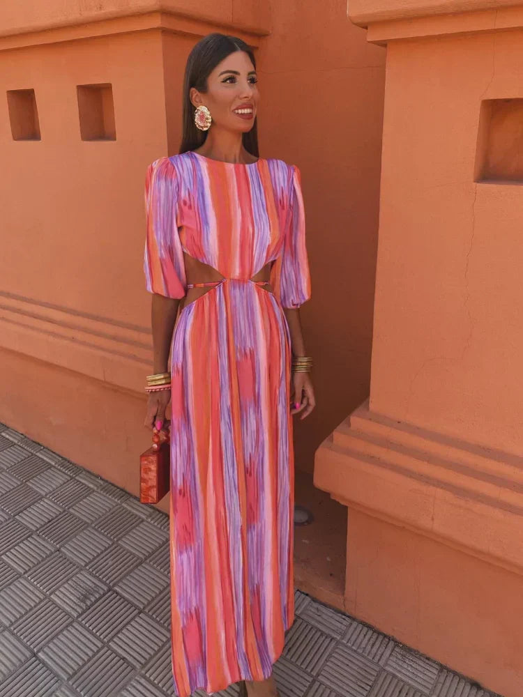 La Sol | Backless lightweight summer dress