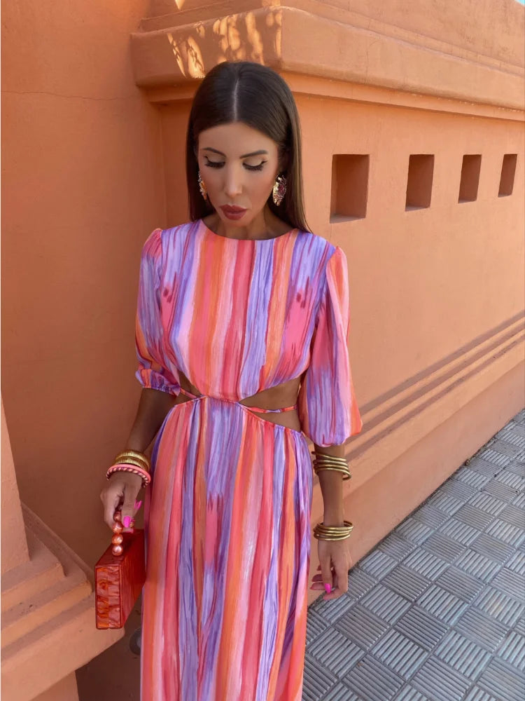 La Sol | Backless lightweight summer dress