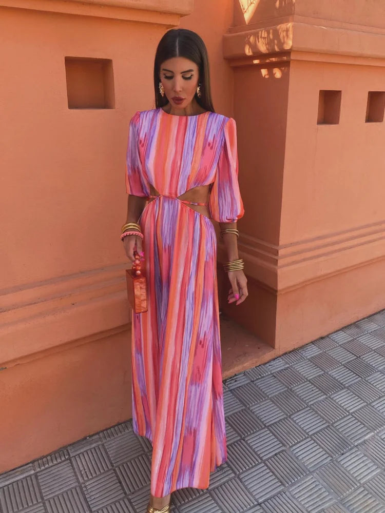 La Sol | Backless lightweight summer dress