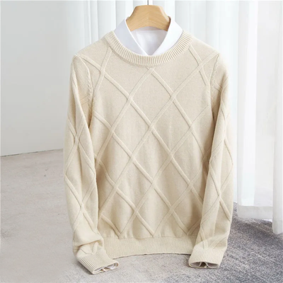 SIMON | Elegant jumper made from high-quality cashmere