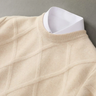 SIMON | Elegant jumper made from high-quality cashmere
