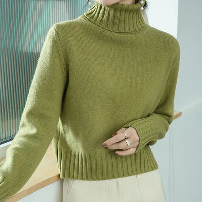 Tina | Warm women's jumper with an elegant roll neck