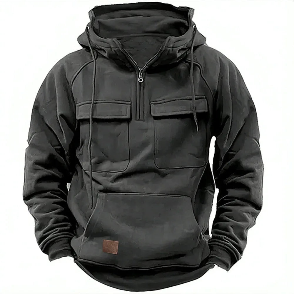 Ben | Casual hoodie with sporty chest pocket