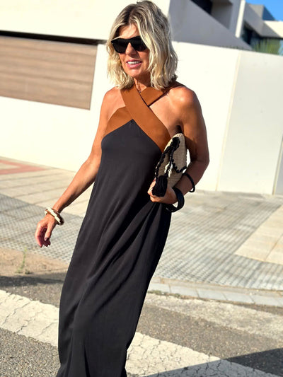 SIENNA | ELEGANT DRESS WITH OPEN BACK