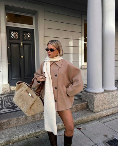Jazzy | Oversized wool coat for stylish winter looks