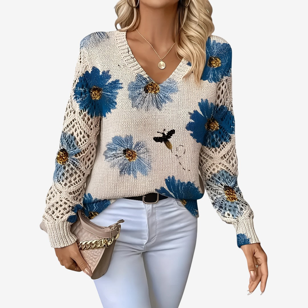 Sophie | Elegant jumper for women with a round neckline