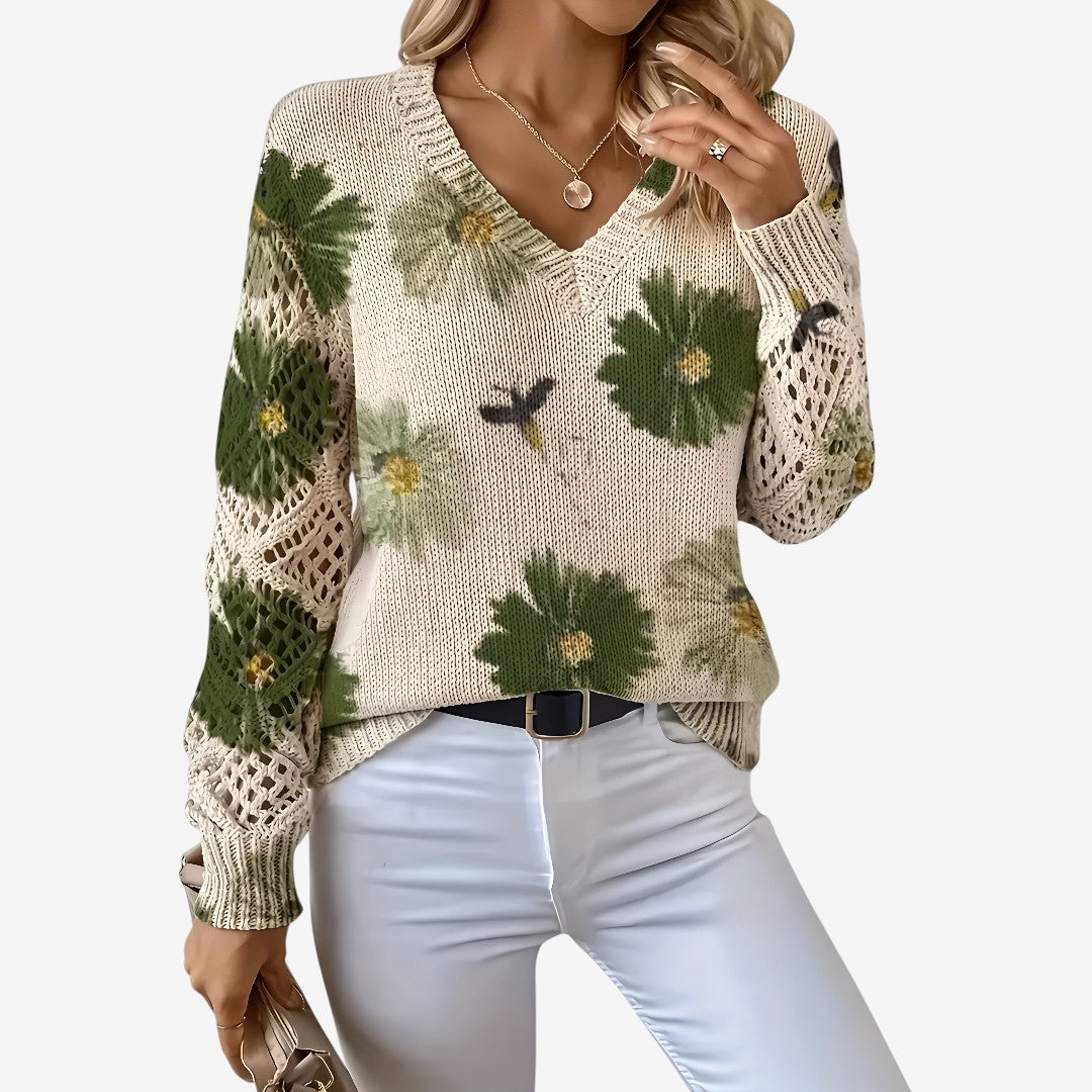 Sophie | Elegant jumper for women with a round neckline