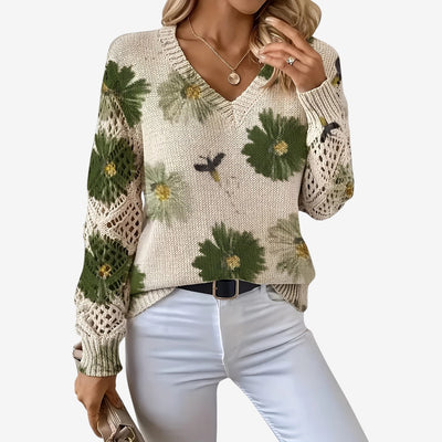 Sophie | Elegant jumper for women with a round neckline