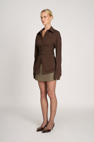 Freya | Tailor-made wrap shirt