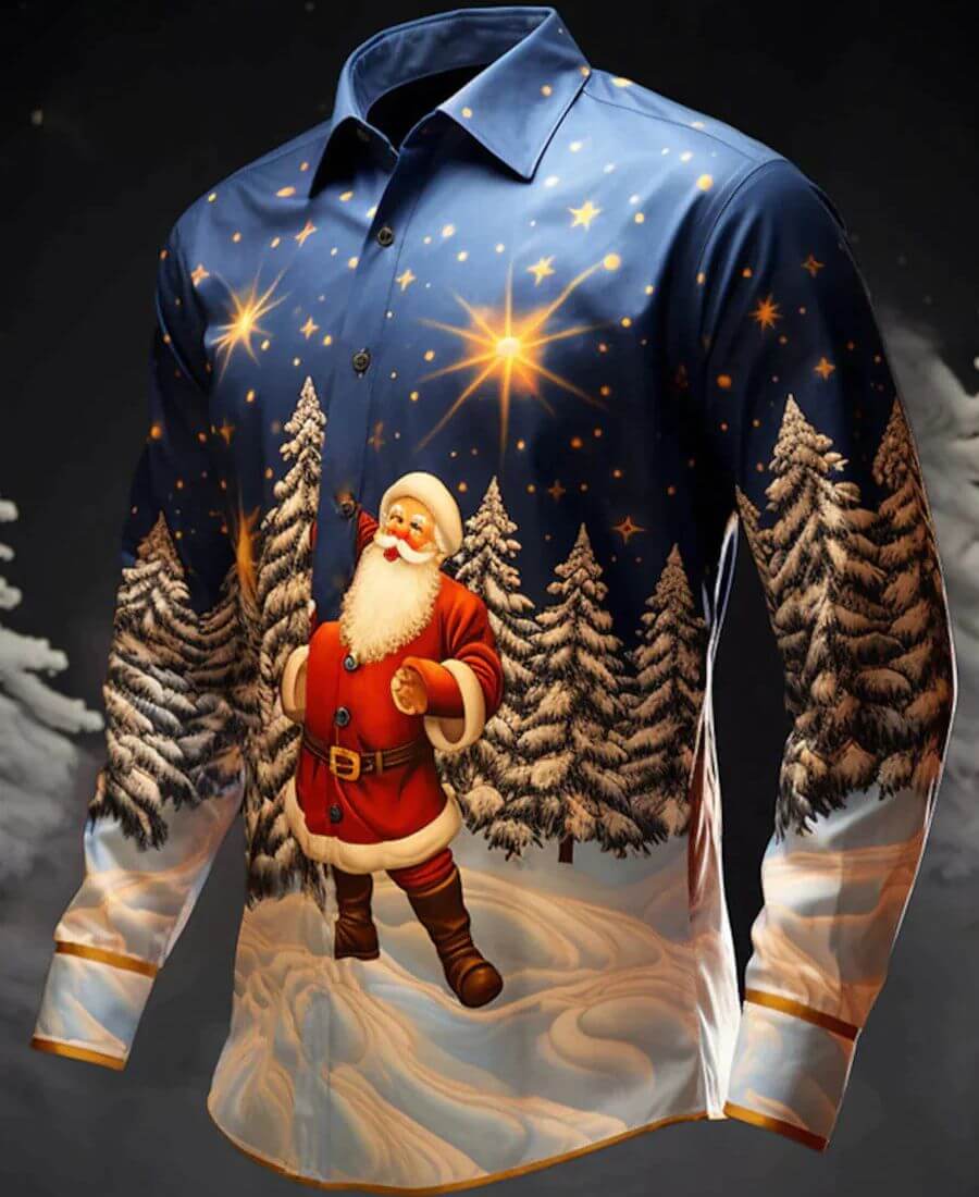 Klaus | Comfortable T-shirt with Christmas motif