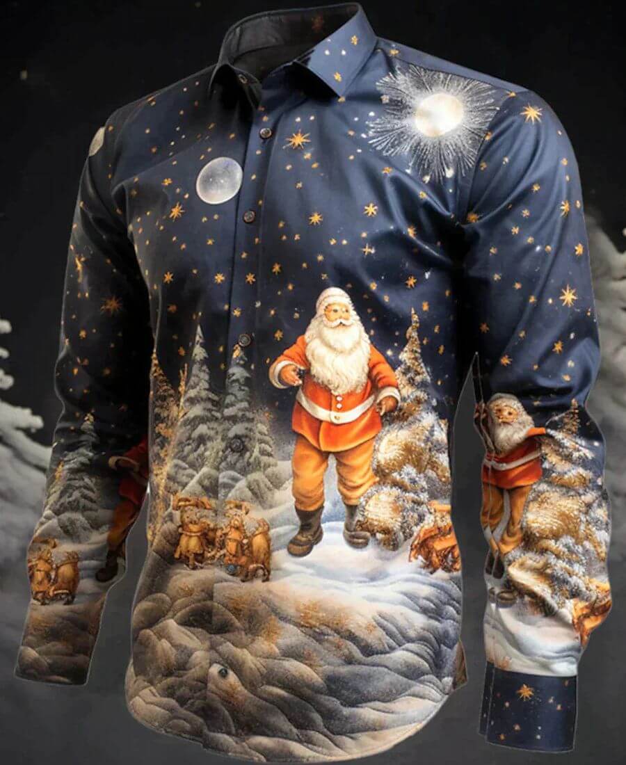 Klaus | Comfortable T-shirt with Christmas motif