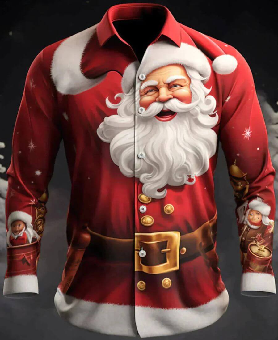 Klaus | Comfortable T-shirt with Christmas motif