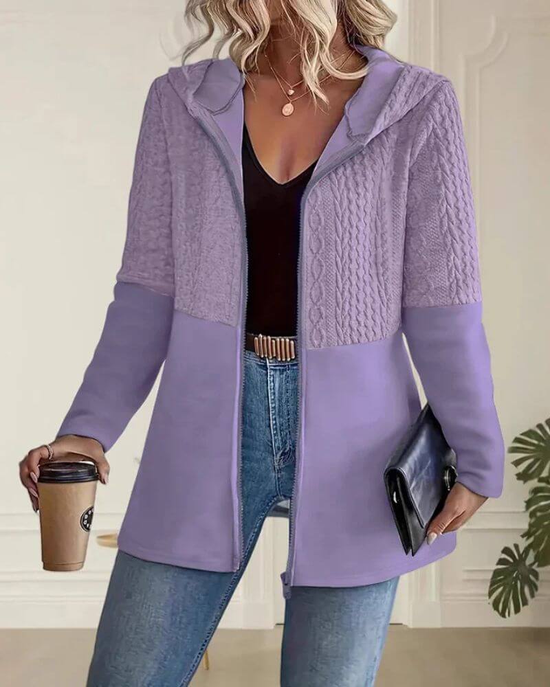 Tessa | Stylish women's hoodie with zip