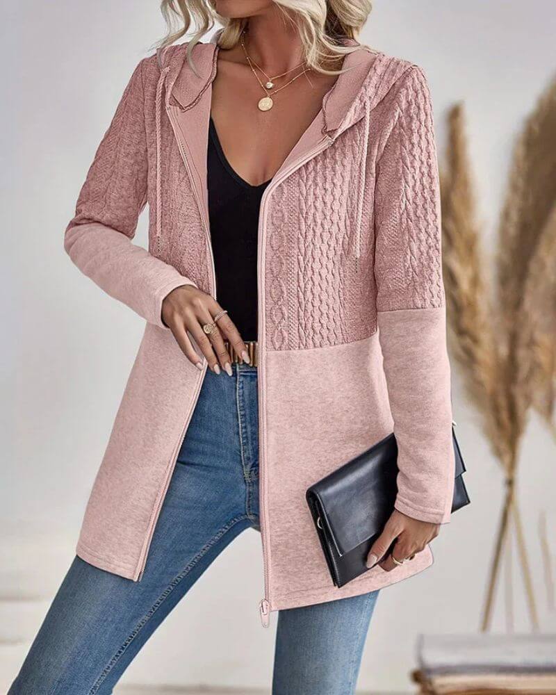 Tessa | Stylish women's hoodie with zip