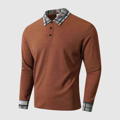 Jonas | Modern long-sleeved shirt with classic collar