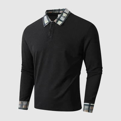 Jonas | Modern long-sleeved shirt with classic collar