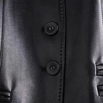 Elena | Iconic leather jacket with a modern design