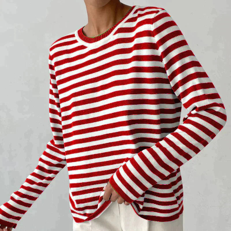 Elegant striped T-shirt | Light summery fabric