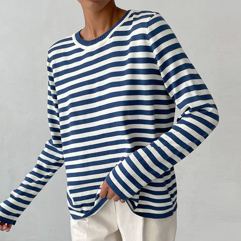 Elegant striped T-shirt | Light summery fabric
