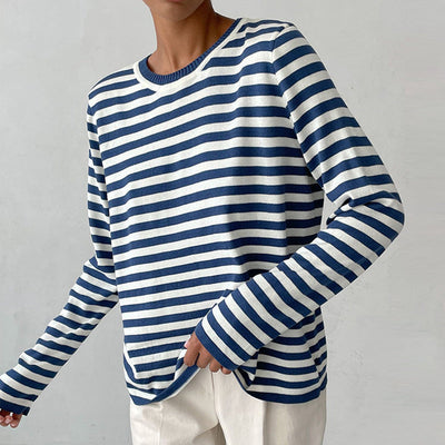 Elegant striped T-shirt | Light summery fabric