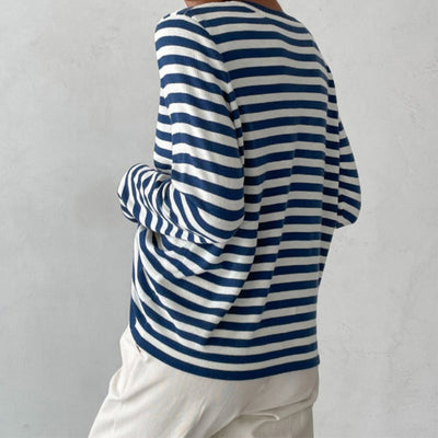 Elegant striped T-shirt | Light summery fabric